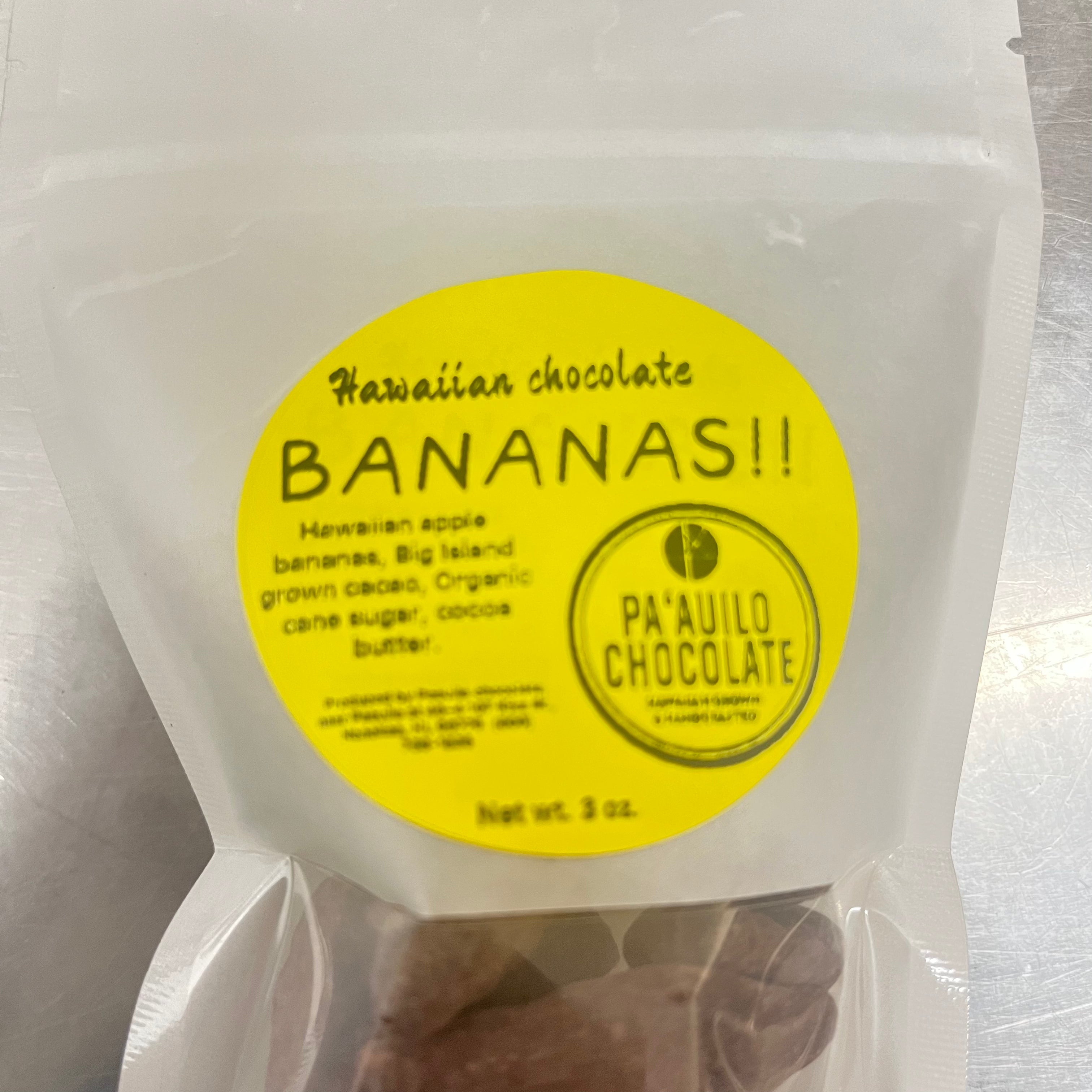 Dark chocolate covered apple bananas