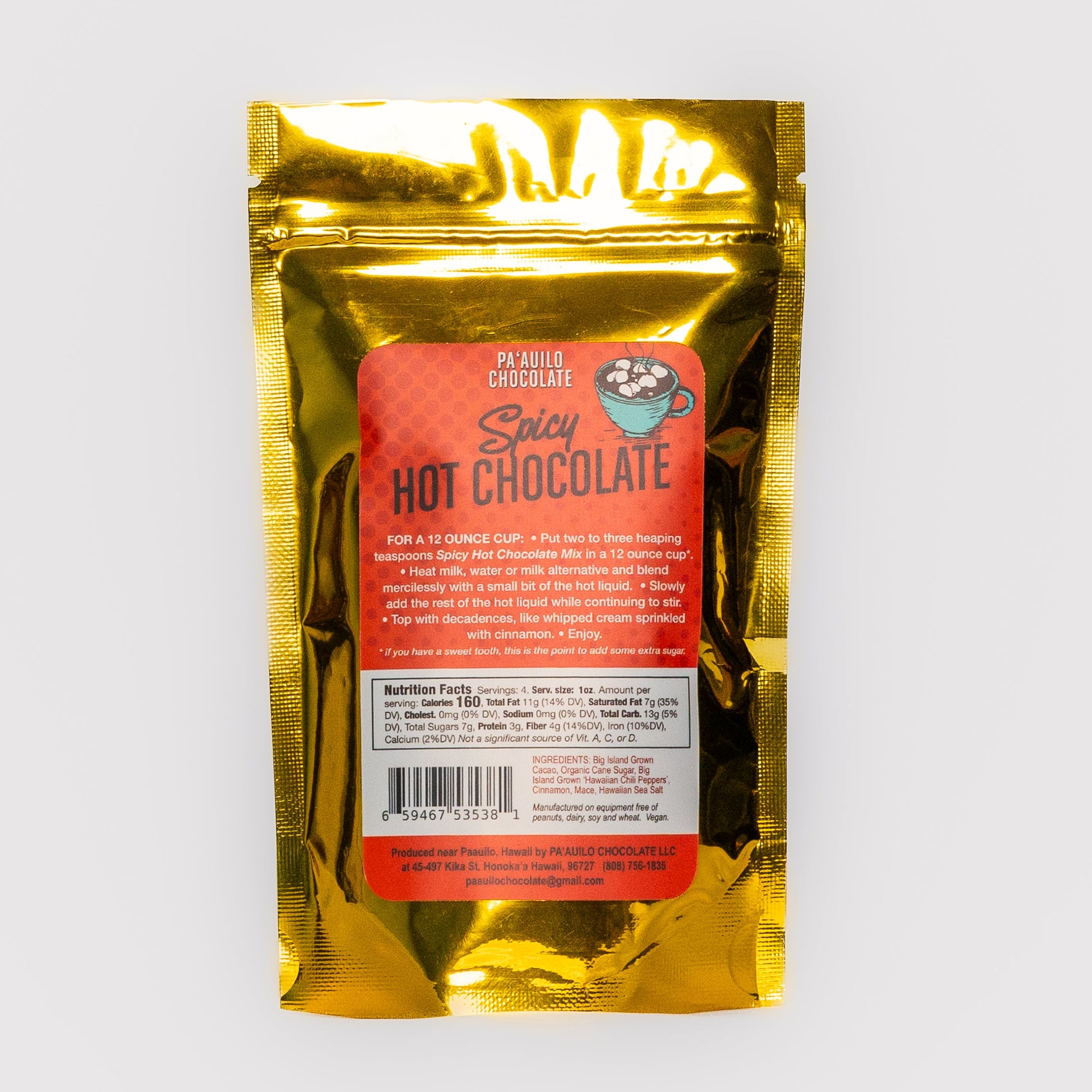 Spicy hot chocolate