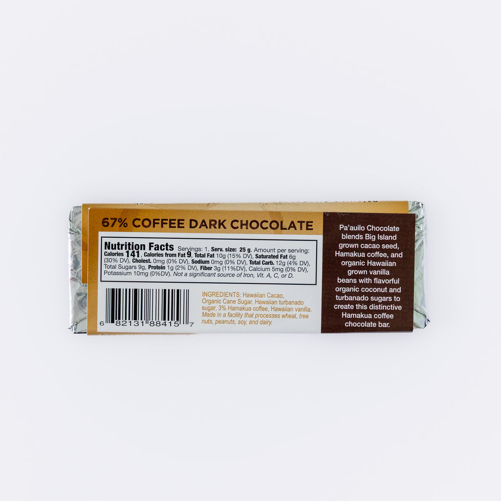 Hamakua Coffee Chocolate 67%